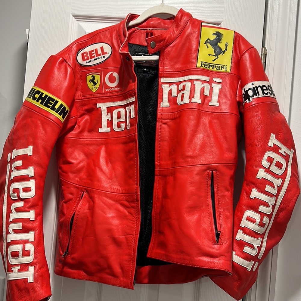 Leather Ferrari jacket
